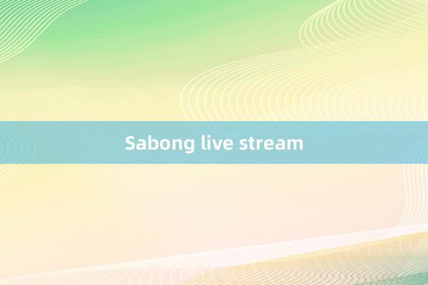 Sabong live stream